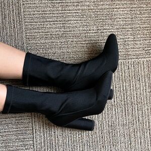 Envy sock boots heels